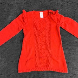 Carter’s Toddler girl red sweater dress size 24 months